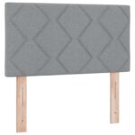 vidaXL Posteľ boxspring s matracom Svetlosivá 80 x 200 cm Látka – Obrázok 3