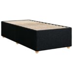 vidaXL Posteľ boxspring s matracom Čierna 90 x 190 cm Látka – Obrázok 4
