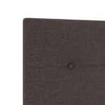 vidaXL Posteľ boxspring s matracom Tmavohnedá 120 x 200 cm Látka – Obrázok 8