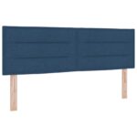vidaXL Posteľ boxspring s matracom Modrá 140 x 200 cm Látka – Obrázok 3