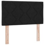 vidaXL Posteľ boxspring s matracom Čierna 80 x 200 cm Látka – Obrázok 3