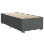 vidaXL Posteľ boxspring s matracom Tmavosivá 90 x 190 cm Látka – Obrázok 4