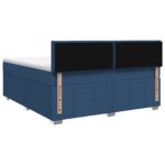 vidaXL Posteľ boxspring s matracom Modrá 140 x 200 cm Látka – Obrázok 7