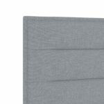 vidaXL Posteľ boxspring s matracom Svetlosivá 80 x 200 cm Látka – Obrázok 8