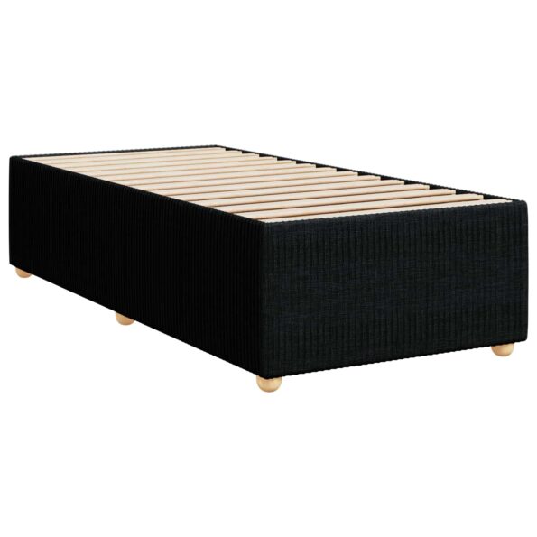 vidaXL Posteľ boxspring s matracom Čierna 80 x 200 cm Látka – Obrázok 4