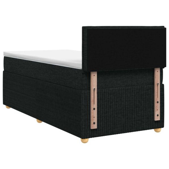 vidaXL Posteľ boxspring s matracom Čierna 80 x 200 cm Látka – Obrázok 7