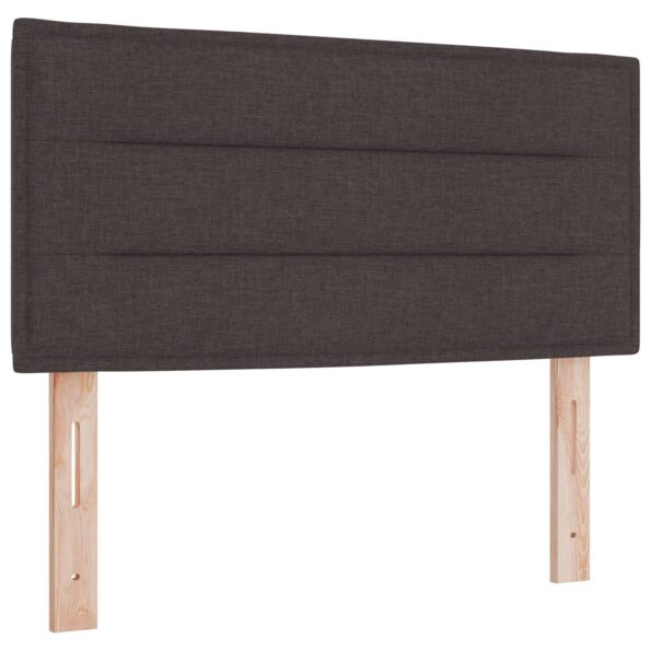 vidaXL Posteľ boxspring s matracom Tmavohnedá 80 x 200 cm Látka – Obrázok 3