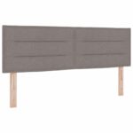 vidaXL Posteľ boxspring s matracom Sivohnedá 140 x 190 cm Látka – Obrázok 3