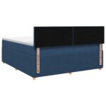 vidaXL Posteľ boxspring s matracom Modrá 140 x 200 cm Látka – Obrázok 7