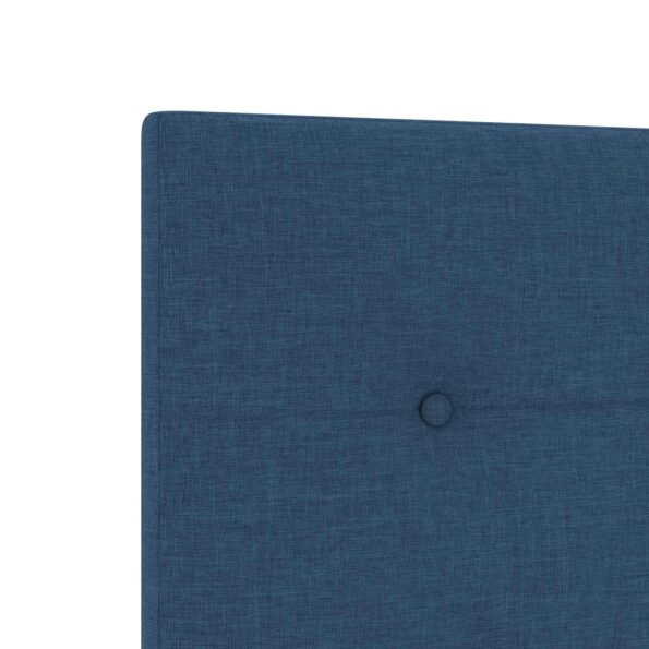 vidaXL Posteľ boxspring s matracom Modrá 200 x 200 cm Látka – Obrázok 8