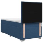 vidaXL Posteľ boxspring s matracom Modrá 90 x 190 cm Látka – Obrázok 7