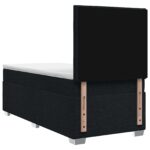 vidaXL Posteľ boxspring s matracom Čierna 90 x 200 cm Látka – Obrázok 7