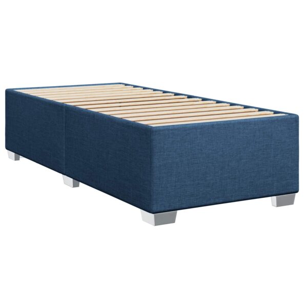 vidaXL Posteľ boxspring s matracom Modrá 100 x 200 cm Látka – Obrázok 5