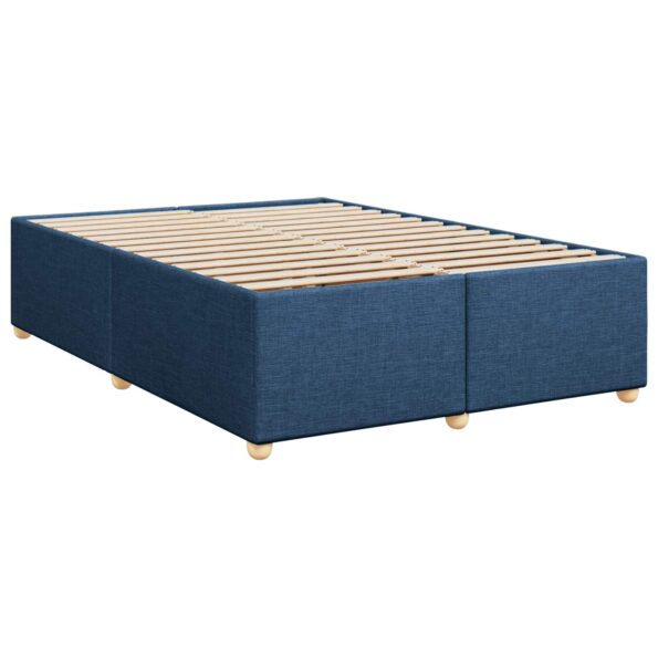 vidaXL Posteľ boxspring s matracom Modrá 160 x 200 cm Látka – Obrázok 4