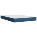 vidaXL Posteľ boxspring s matracom Modrá 160 x 200 cm Látka – Obrázok 5