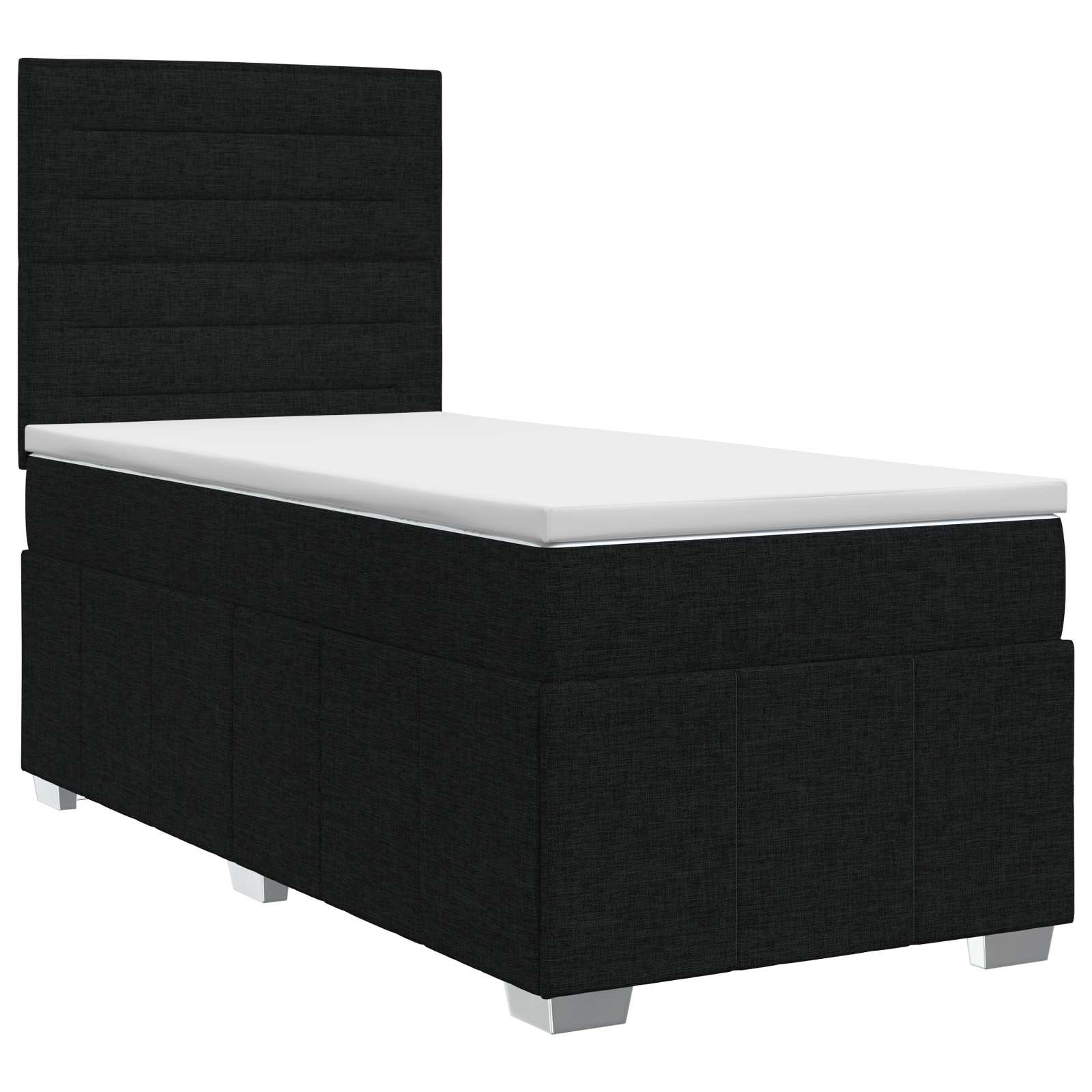 3454003_1.jpg vidaXL Posteľ boxspring s matracom Čierna 80 x 200 cm Látka – Obrázok 1