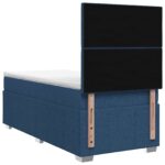 vidaXL Posteľ boxspring s matracom Modrá 100 x 200 cm Látka – Obrázok 7