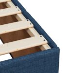 vidaXL Posteľ boxspring s matracom Modrá 120 x 200 cm Látka – Obrázok 9