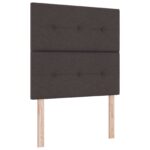 vidaXL Posteľ boxspring s matracom Tmavohnedá 80 x 200 cm Látka – Obrázok 3