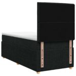 vidaXL Posteľ boxspring s matracom Čierna 90 x 200 cm Látka – Obrázok 7