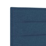 vidaXL Posteľ boxspring s matracom Modrá 90 x 200 cm Látka – Obrázok 8