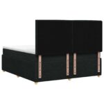 vidaXL Posteľ boxspring s matracom Čierna 180 x 200 cm Látka – Obrázok 8