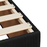 vidaXL Posteľ boxspring s matracom Čierna 90 x 190 cm Zamat – Obrázok 9