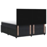 vidaXL Posteľ boxspring s matracom Čierna 140 x 200 cm Zamat – Obrázok 8