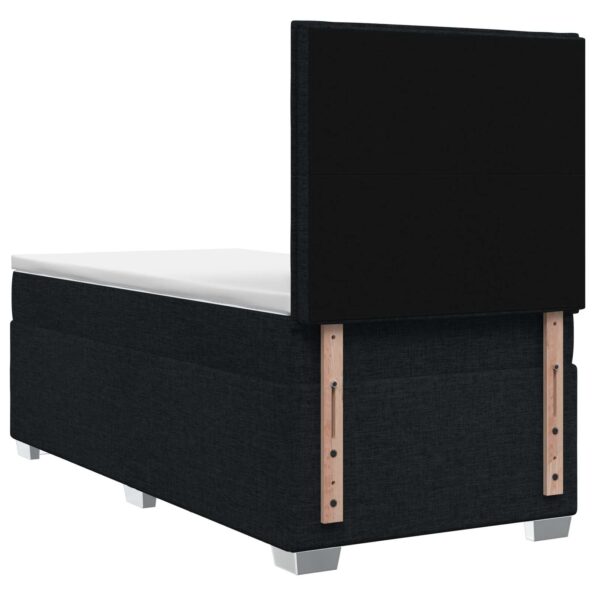 vidaXL Posteľ boxspring s matracom Čierna 80 x 200 cm Látka – Obrázok 7