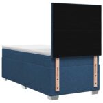 vidaXL Posteľ boxspring s matracom Modrá 100 x 200 cm Látka – Obrázok 7