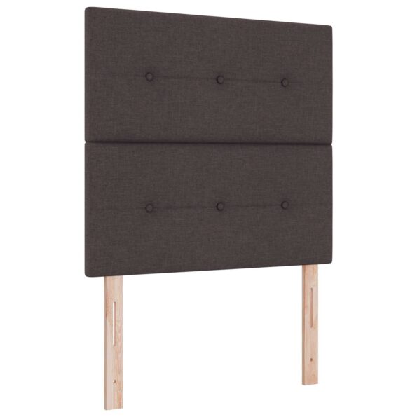 vidaXL Posteľ boxspring s matracom Tmavohnedá 80 x 200 cm Látka – Obrázok 3