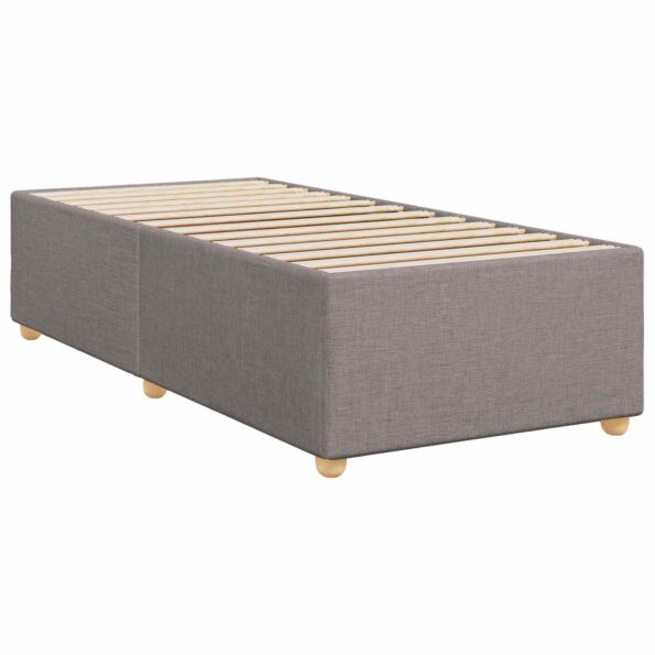vidaXL Posteľ boxspring s matracom Sivohnedá 80 x 200 cm Látka – Obrázok 4