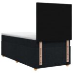 vidaXL Posteľ boxspring s matracom Čierna 90 x 190 cm Látka – Obrázok 7