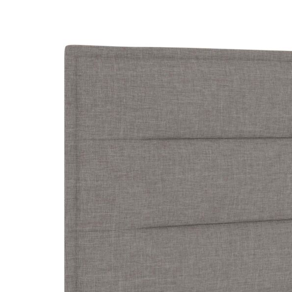 vidaXL Posteľ boxspring s matracom Sivohnedá 140 x 200 cm Látka – Obrázok 8