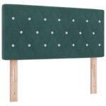 vidaXL Polohovací postel s matrací Tmavozelená 90 x 200 cm Zamat – Obrázok 3