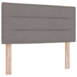 vidaXL Ottoman posteľ s matracom a LED Sivohnedá 80 x 200 cm Látka – Obrázok 3