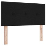 vidaXL Ottoman posteľ s matracom a LED Čierna 80 x 200 cm Látka – Obrázok 3