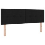 vidaXL Ottoman posteľ s matracom a LED Čierna 160 x 200 cm Látka – Obrázok 3