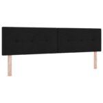 vidaXL Ottoman posteľ s matracom a LED Čierna 180 x 200 cm Látka – Obrázok 3