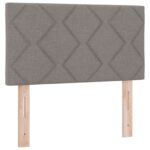 vidaXL Ottoman posteľ s matracom a LED Sivohnedá 80 x 200 cm Látka – Obrázok 3