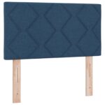 vidaXL Ottoman posteľ s matracom a LED Modrá 80 x 200 cm Látka – Obrázok 3