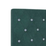 vidaXL Ottoman posteľ s matracom a LED Tmavozelená 90 x 190 cm Zamat – Obrázok 9