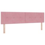 vidaXL Ottoman posteľ s matracom a LED Ružová 180 x 200 cm Zamat – Obrázok 3