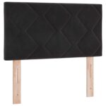 vidaXL Ottoman posteľ s matracom a LED Čierna 80 x 200 cm Zamat – Obrázok 3