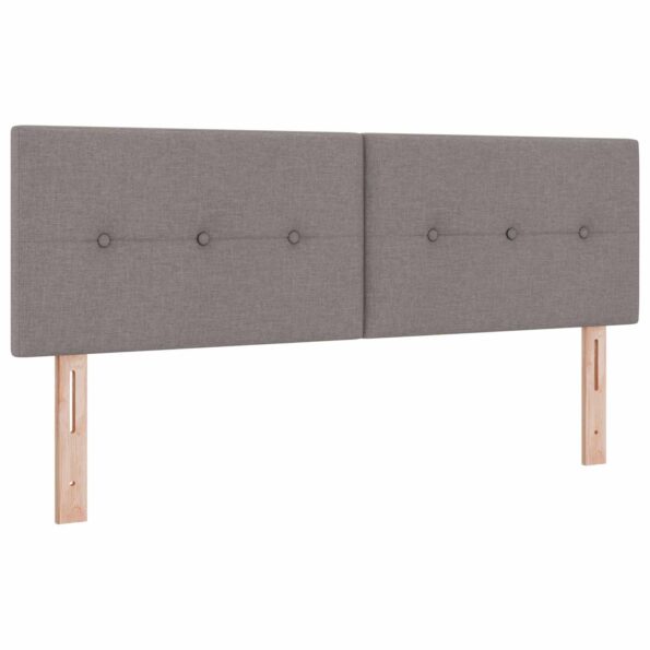 vidaXL Ottoman posteľ s matracom a LED Sivohnedá 160 x 200 cm Látka – Obrázok 3