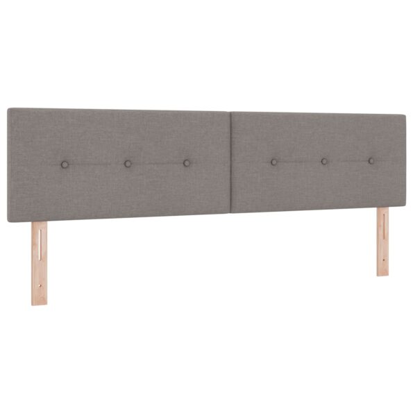 vidaXL Ottoman posteľ s matracom a LED Sivohnedá 180 x 200 cm Látka – Obrázok 3