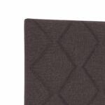 vidaXL Ottoman posteľ s matracom a LED Tmavohnedá 200 x 200 cm Látka – Obrázok 11