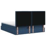 vidaXL Ottoman posteľ s matracom a LED Modrá 180 x 200 cm Látka – Obrázok 8