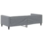 vidaXL Denná posteľ svetlosivá 100x190 cm látka – Obrázok 5