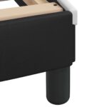 vidaXL Rám postele Dover čierny a biely 183x213 cm umelá koža – Obrázok 7